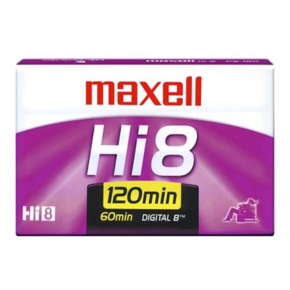 Maxell Hi8 120 Minute Blank Videocassette Tape PG‎ 120 Digital 8 Lot of 3 Sealed